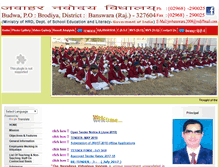 Tablet Screenshot of jnvbanswara.org